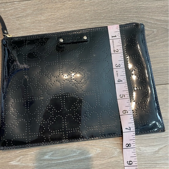 Kate Spade Black Patent Leather Clutch